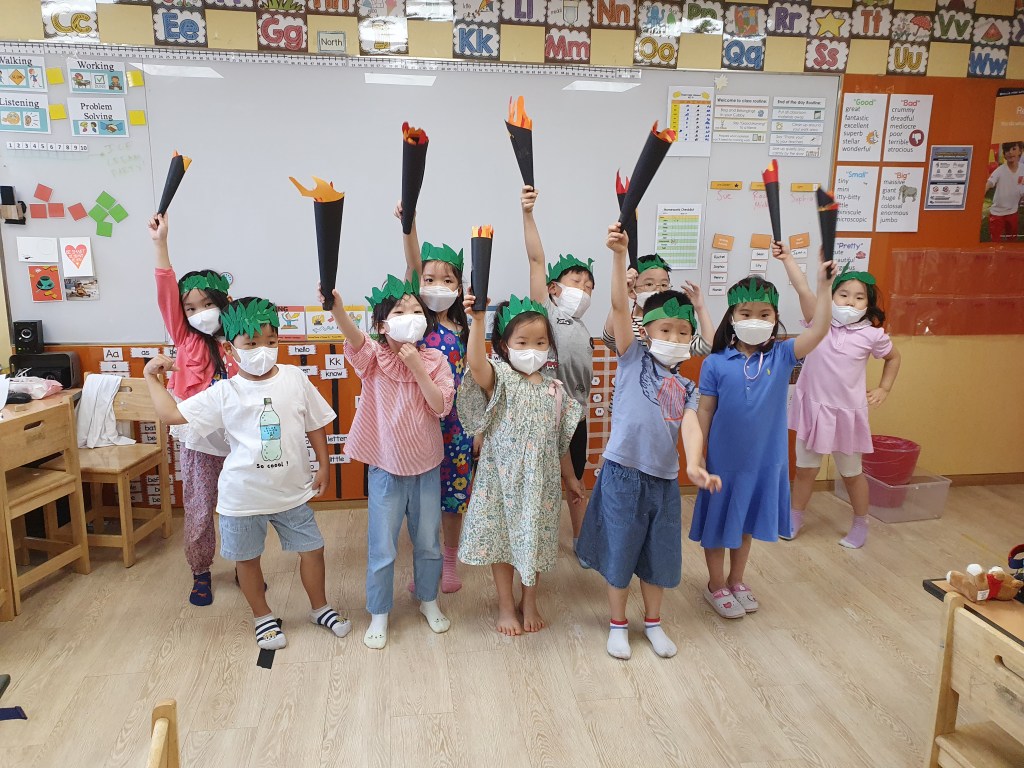 Olympics in Orange Bear